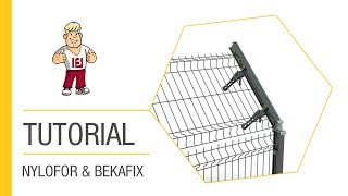 How to position bent arms with panels on my fence with Bekafix posts  Betafence [upl. by Eidnim]