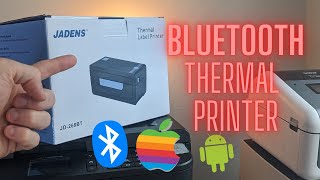 Jaden Bluetooth Thermal Printer Unboxing and Setup [upl. by Ennylcaj]