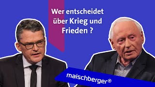 Oskar Lafontaine und Roderich Kiesewetter CDU im Gespräch I maischberger [upl. by Yddeg]