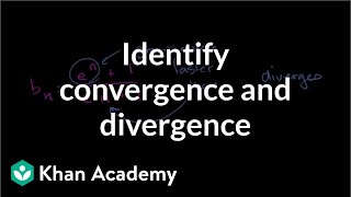 Worked example sequence convergencedivergence  Series  AP Calculus BC  Khan Academy [upl. by Boser]