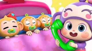 Five Little Monkeys Jumping On The Bed  Safety Rules for Kids  Nursery Rhyme amp Kids Song  BabyBus [upl. by Nivlen834]