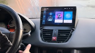 Install GPS CarPlay Peugeot 207 BT Écran [upl. by Acenahs512]