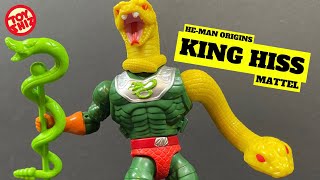 2023 DLX KING HISS  HeMan Origins  Mattel [upl. by Lomax]