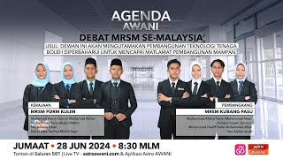 Agenda AWANI Debat MRSM SeMalaysia [upl. by Kedezihclem]