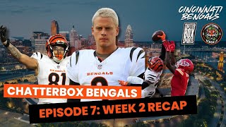 Cincinnati Bengals Start 02 Again but DO NOT PANIC  Chatterbox Bengals Episode 7 [upl. by Knoll]