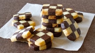 How to Make Checkerboard Cookies EASY Ice Box Cookie Recipe  OCHIKERON  Create Eat Happy [upl. by Clabo]