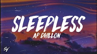 Sleepless  AP Dhillon LyricsEnglish Meaning [upl. by Ardnosal]