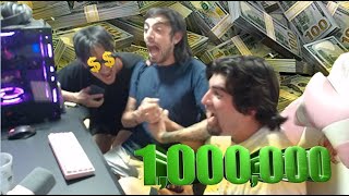 GANÉ 1 MILLÓN EN DIRECTO Y luego me muteo [upl. by Giselle725]