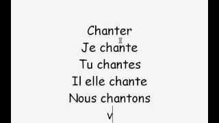 verbe chanter [upl. by Eceirahs]