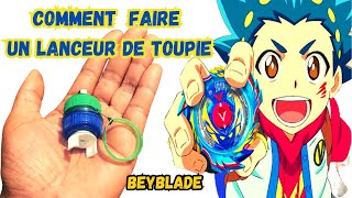 Comment Fabriquer un Lanceur de Toupie Beyblade  How to Make Beyblade Launcher [upl. by Rehprotsirhc]