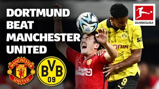 Manchester United vs Borussia Dortmund  23  Highlights [upl. by Trainer]