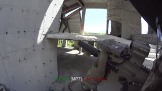 Airsoft Combat Footage  Rushing the objective RAW [upl. by Vasiliu413]