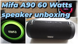 Mifa A90 60 Watts Bluetooth speaker unboxing and review 😍👌🏻👌🏻  Best Bluetooth speaker [upl. by Dranrev]