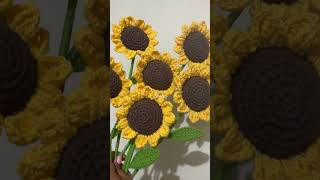 Girasoles forma 1 🌻♥️🧶 crochet girasoles [upl. by Darum731]