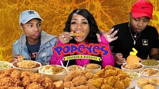 Popeyes Chicken Mukbang with the Boys [upl. by Einberger]