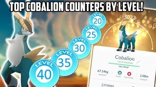 Top Cobalion Counters By Level In Pokemon Go [upl. by Lipscomb458]