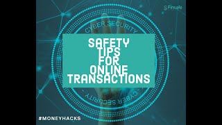 Safety tips for online transactions [upl. by Ragucci]