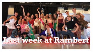 last week at Rambert School [upl. by Ahsitul530]