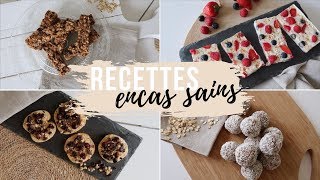 4 recettes rapides dencas sains [upl. by Aissyla]