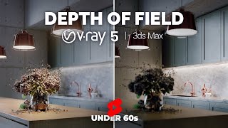 Setting up Depth of Field in VRay Camera Under 60 Seconds Shorts [upl. by Calli272]