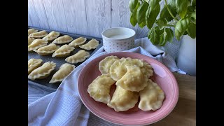 Pierogi Ruskie  przepis na 27 sztuk KROK PO KROKU [upl. by Nahgen]