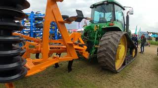 1995 John Deere 8400T 81 Litre 6Cyl Diesel Tractor 250 HP with Brock Subsoiler at Cereals 2024 [upl. by Atteirneh88]