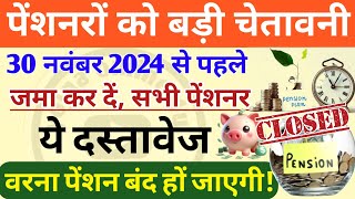 30 November 2024 पेंशनर जल्द जमा कर ले ये दस्तावेज pension news  epf95 news  life certificate [upl. by Koffman318]