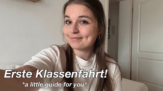 meine erste Klassenfahrt 🌞  Erfahrungen Planung Programm  Vivien Rose [upl. by Meldoh]