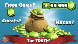 Clash of Clans Hack Cheats Free Gems  The TRUTH [upl. by Anelram]