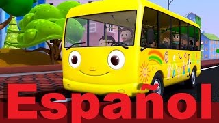 Las ruedas del autobús  Canciones infantiles  LittleBabyBum [upl. by Elletnuahc948]