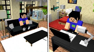 Addon Furniture 250 Dekorasi Rumah Lengkap dan Modern Di MCPE [upl. by Iey]