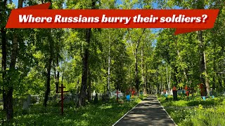 4K TYPICAL RUSSIAN MILITARY MEMORIAL CEMETERY IN SARANSK MORDOVIA RUSSIA [upl. by Notnek922]