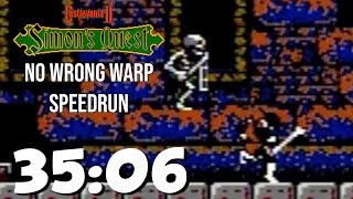 I Missed Tying the Castlevania 2 No Wrong Warp Record by SIX FRAMES [upl. by Evvie]