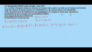 solución selectividad matemáticas sociales Madrid Junio 2011 3 Aavi [upl. by Rianon551]