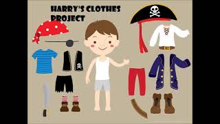 Harrys clothes project audiobook in english for children audiolibro en ingles para niños 儿童英语有声读物 [upl. by Peppel869]