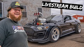 Rebuilding 2000HP Burnout Car Live [upl. by Ellenahc]