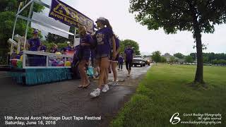 15th Annual Avon Heritage Duct Tape Festival Parade  Saturday June 16 2018 ducktapefestival [upl. by Idnor]