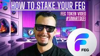 How To Stake Your Feg Token  Staking SmartDefi [upl. by Levan]