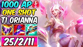 1000 AP ONESHOT EPIC T1 ORIANNA MID FULL BURST  Best Damage Build amp Runes  League of Legends [upl. by Photina]