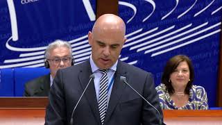 Alain Berset is elected Secretary General of the Council of Europe [upl. by Rexford]