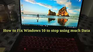 Windows 10 using much bandwidth  data in MSI laptops [upl. by Issie]