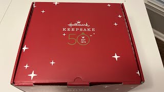 Unboxing hallmark keepsake ornament club 2023 box [upl. by Nylarac976]