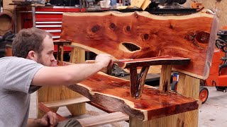 A One of a Kind Red Cedar Bench [upl. by Georgie]