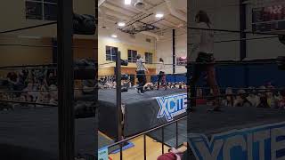 Phinehas Sun VS Retro Zeke Rogers Xcite Wrestling Maple City Meltdown Hornell NY 33024 [upl. by Schroth]