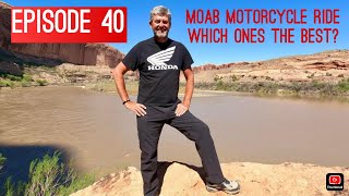 MOAB MOTORCYCLE RIDE  which one’s the BEST Season 2 Ep 40 Ultimate Road Trip Across America 🇺🇸🇨🇦 [upl. by Rutherfurd922]