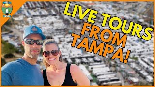 Tampa Florida RV SUPERSHOW Live RV Tours [upl. by Koball]