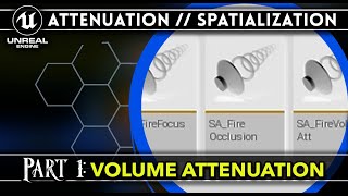 Audio Attenuation amp Spatialization  Unreal 51  Part 1 VOLUME ATTENUATION  VALUABLE SKILL [upl. by Yattirb54]