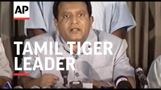 WRAP Tamil Tiger leader gives first presser in 15 years [upl. by Donadee]