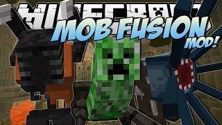 Minecraft  FUSION MOBS MOD Create Your Own Mutant Mobs  Mod Showcase [upl. by Jair]