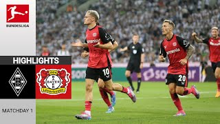 Borussia MGladbach  Bayer Leverkusen  23  Höhepunkte  Bundesliga 202425 [upl. by Airdnaxila]